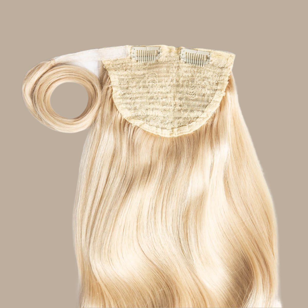 Bleached Blonde Ponytail Hair Extensions - Ocean Hair Extensions